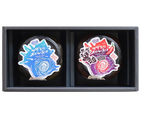 サザエのオイル漬け2個箱入(プレーンと焦がし醤油味)